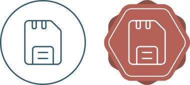 Disket simgeleri ayarlandı, vektör illüstrasyonu