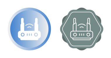  Renk simgeleri. Vektör. wi-fi yönlendirici simgeleri 