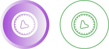 pusula web simgesi vektör resimlemesi