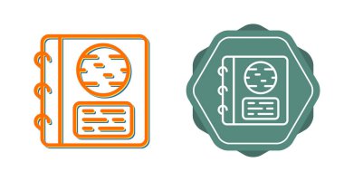 Dairesel resimli, uygulamalar için uygun kitapların biçimlendirilmiş simgeleri.