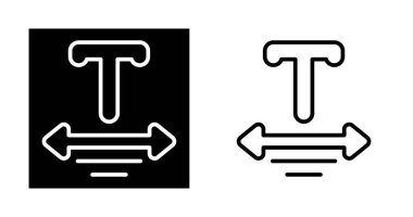 Yazı tipi Boyutu Simgesi. Metin Düzenleme, Tipografi ve Biçimlendirme kavramı.