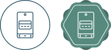 akıllı telefon simgeleri ayarlandı, vektör illüstrasyonu basit tasarım