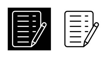 Kalem, vektör illüstrasyonlu dosya belgesi seti
