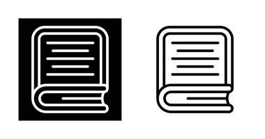 Beyaz arka plan üzerinde izole kitap simgeler kümesi