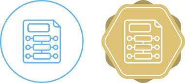 Beyaz arkaplanda izole edilmiş bilgi belgesi simgeleri, vektör illüstrasyonu            