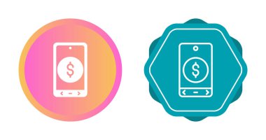 akıllı telefon simgeleri ayarlandı, vektör illüstrasyonu basit tasarım