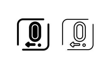 bilgisayar arayüzü vektör çizgisi simgesi