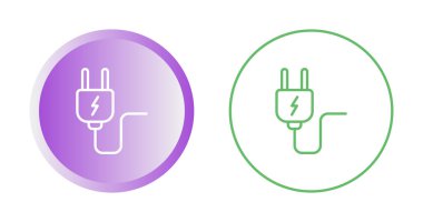 elektrik dolgu simgeleri ayarlandı, vektör çizimi