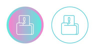 Doküman simgeleri içeren dizinler vektör illüstrasyonunu işaretler