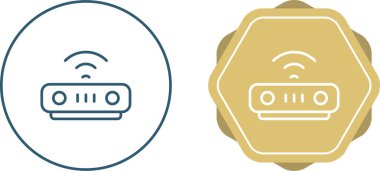 Satır kablosuz ağ bağlantı vektör çizelgesini ayarla 