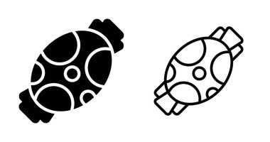 Şeker ikonu vektör illüstrasyon tasarımı