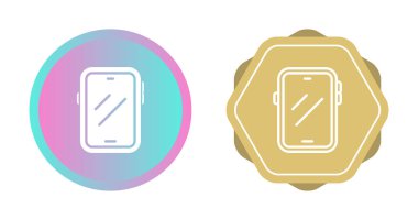 akıllı telefon simgeleri ayarlandı, vektör illüstrasyonu basit tasarım