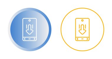 Akıllı telefon web simgesi vektör illüstrasyonuna dosya indir