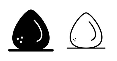 Beyaz arkaplanda izole edilmiş yumurta simgeleri, vektör illüstrasyonu 