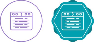 Beyaz arkaplanda izole edilmiş renkli web sayfası simgeleri. vektör illüstrasyonu