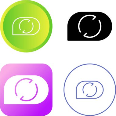 Web simgesi vektör illüstrasyonunu tazele