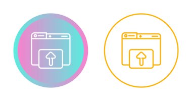 Okları indiren bilgisayar dizinleri simgeler, güvenlik konsepti, vektör illüstrasyonu   