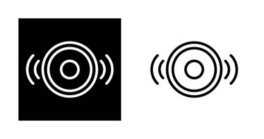ses, ses simgesi vektör illüstrasyonu 
