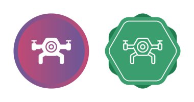 drone web icons simple illustration clipart