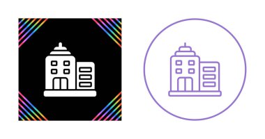 Bina simgeler ayarla, illüstrasyon vektör