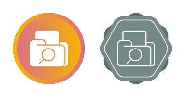 Dizinler içinde belge araması yapan simgeleri gösterir, uygulamalar için uygundur.