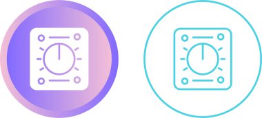 Karartma simgeleri ayarlandı, vektör illüstrasyonu