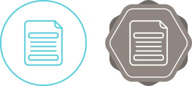 Belge simgeler kümesi, vektör çizim