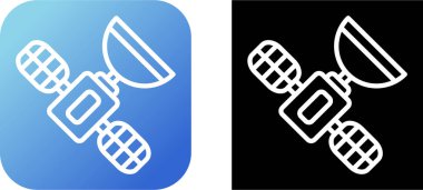 Uydular ağ simgeleri vektör resimlemesi