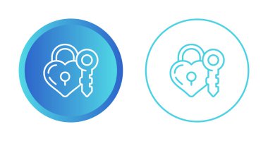 Stylish vector icons in set, padlock pictograms