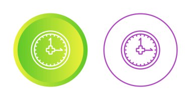 Çizgi saat simgeleri. zaman yönetimi, vektör illüstrasyonu