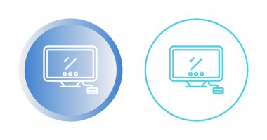 Beyaz arkaplanda fare simgeleri olan bilgisayar ekranları, vektör illüstrasyonu 