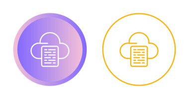 Bulut uyum simgeleri ayarlandı, vektör illüstrasyonu