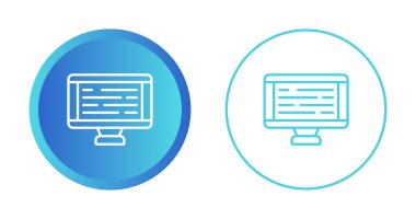 ekran simgeleri ayarlandı, vektör illüstrasyonu 