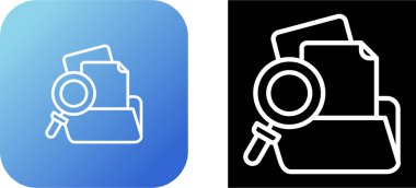 Beyaz arkaplanda izole edilmiş büyüteçlere sahip dizinler, vektör illüstrasyonu   