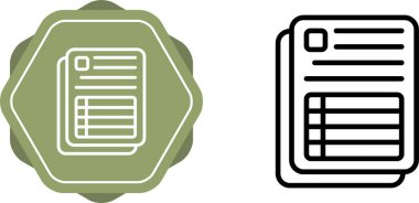 dosya simgesi seti, vektör illüstrasyonu basit tasarım