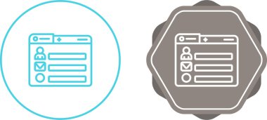 Sosyal medya profil sayfası beyaz arkaplanda olan bilgisayar dizinleri 