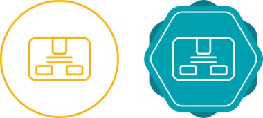 paket simgesi işaret vektör illüstrasyonu