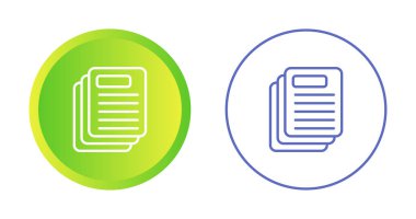 Dosya simgelerini kopyala, vektör illüstrasyonu