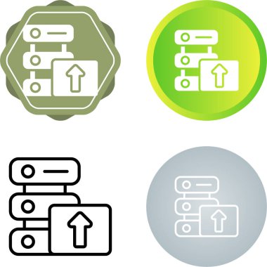 Veri sunucusu farklı renkli çemberlere simgeler yükle