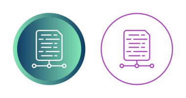 Minimalist belge simgeleri beyaz arkaplanda izole edildi. Vektör illüstrasyonu