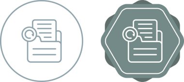 Belge yeniden yapılandırma simgeleri ayarlandı, vektör illüstrasyonu 