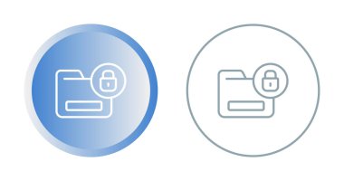 Kilitli Dizin Simgeleri ayarlandı. vektör illüstrasyonu