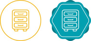 Kabine simgeleri vektör illüstrasyon tasarımı ayarladı