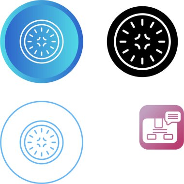 bisküvi simgesi beyaz arkaplanda izole 