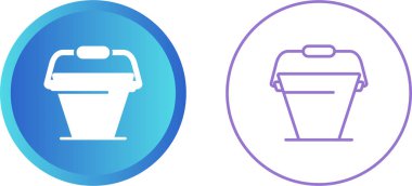 Modern Kova simgelerinin vektör illüstrasyonu     