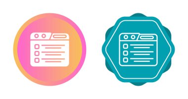 Görev yöneticisi simgeleri ayarlandı, vektör illüstrasyonu 