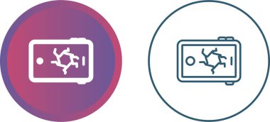 Beyaz arkaplanda izole edilmiş dijital tablet setleri, vektör illüstrasyonu   