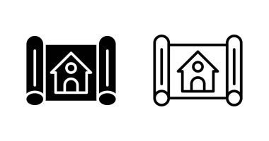 ev simgeler, vektör çizim set 