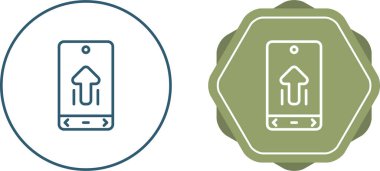 akıllı telefon simgeleri ayarlandı, vektör illüstrasyonu basit tasarım