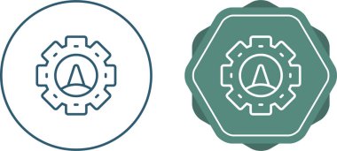 gauge web simgesi vektör illüstrasyonu